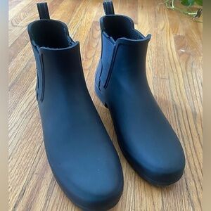Hunter refined rubber Chelsea boot, women’s